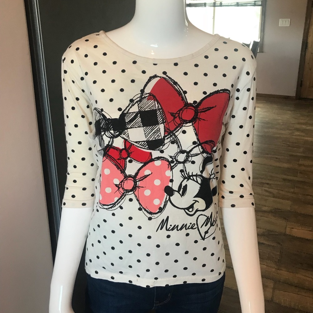 Minnie Mouse Polka Dot Top